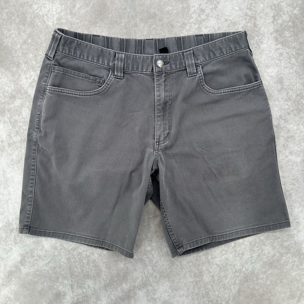 Carhartt Relaxed Fit Mens Size 40 Gray Canvas Workwear Carpenter Shorts